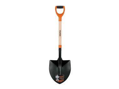 Pala Truper modelo español con puño Y, ideal para construcción y jardinería